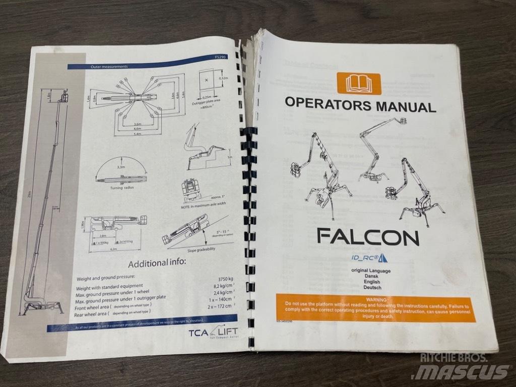 Falcon Spider FS 290 Telescopic boom lifts