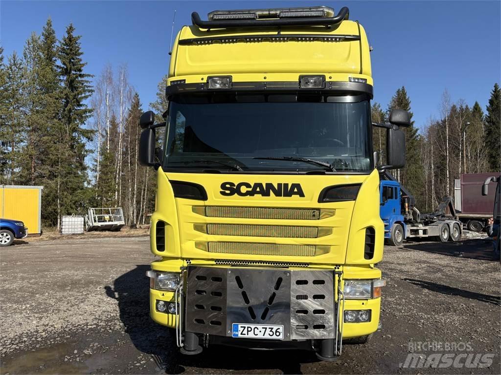 Scania R164G 8*4 Truck mounted cranes