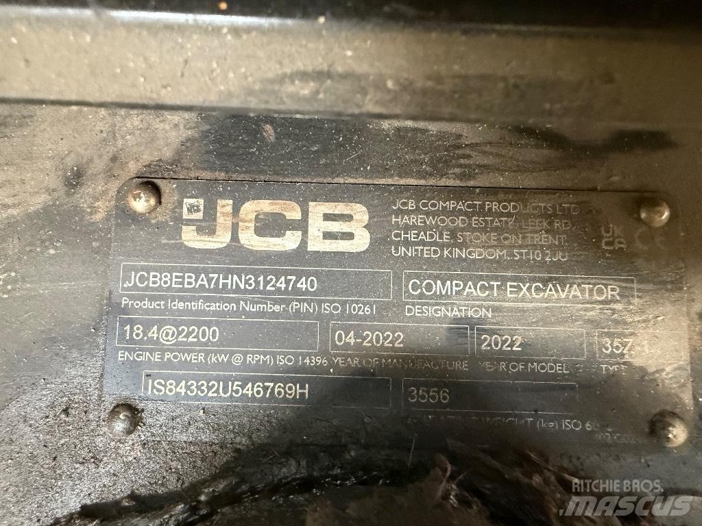 JCB 35Z-1 Mini excavators < 7t (Mini diggers)