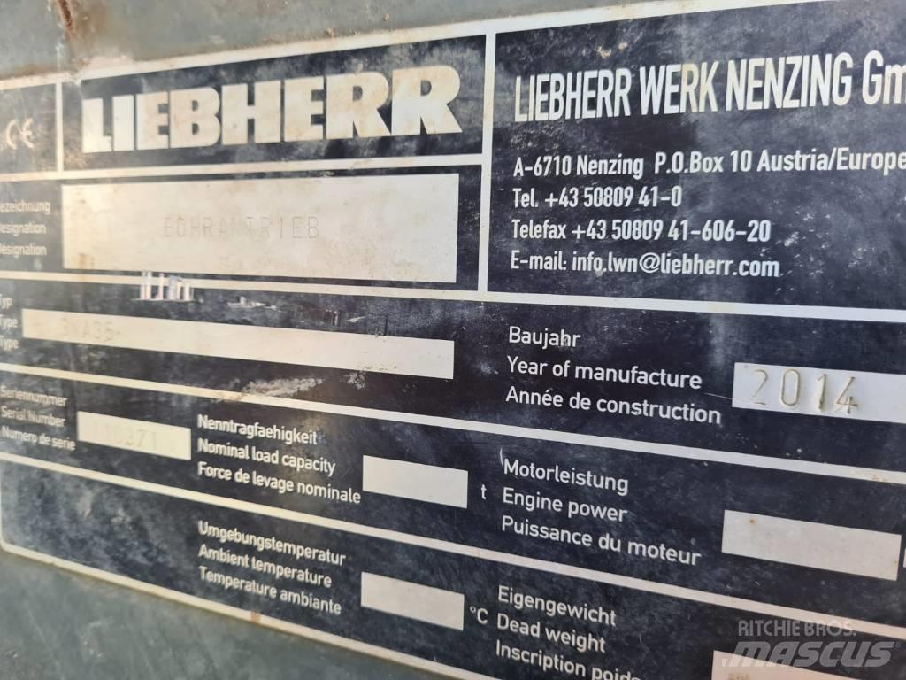 Liebherr 3MA 35 Rotary heads