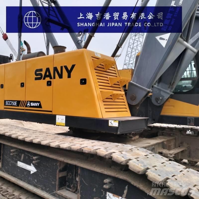 Sany SCC 750 E Track mounted cranes