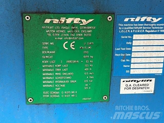 Niftylift HR 21 D E Articulated boom lifts