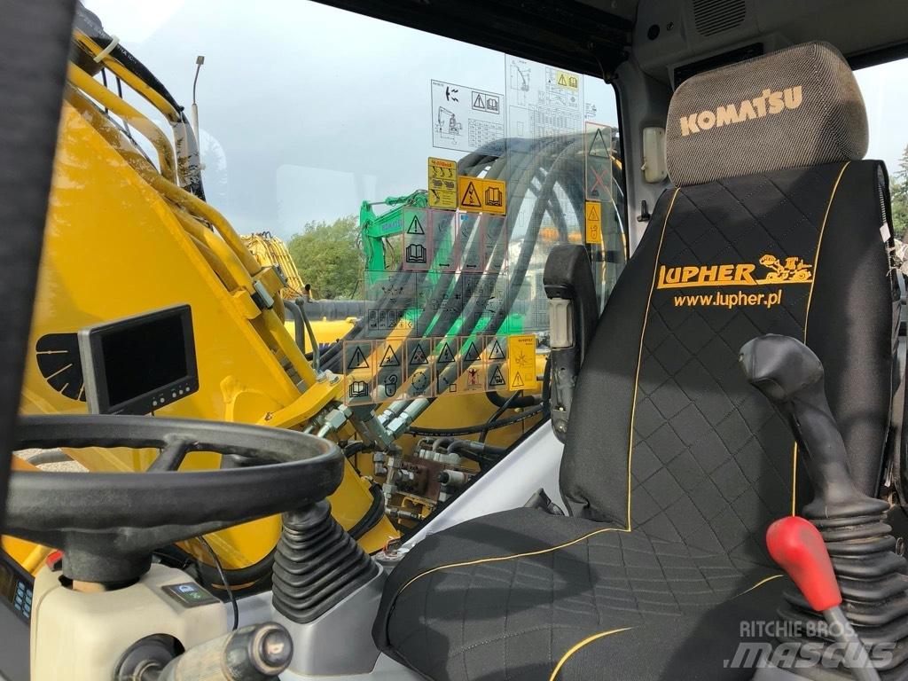 Komatsu PW180-7EO Wheeled excavators