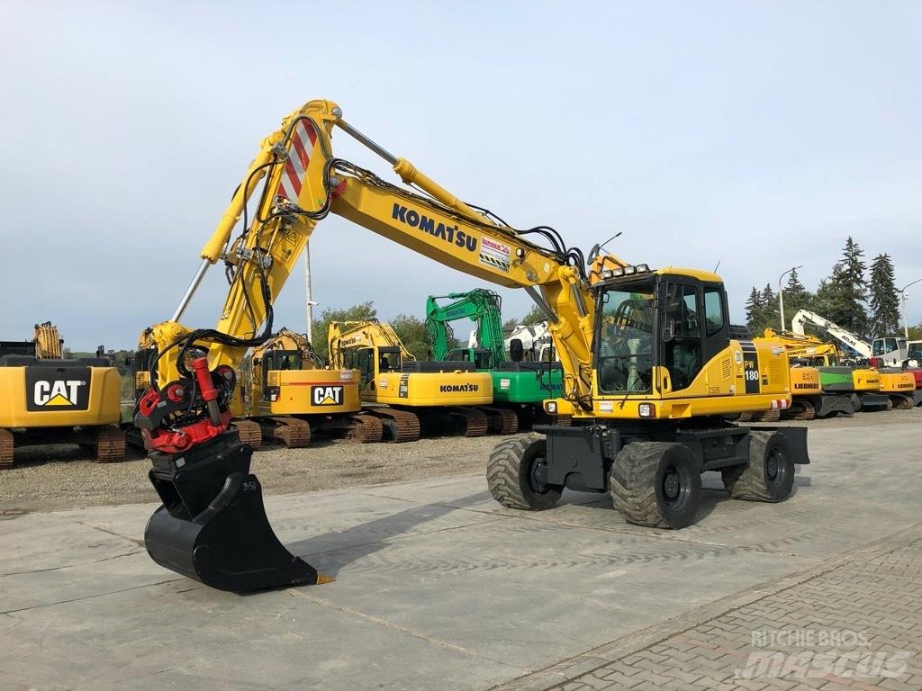 Komatsu PW180-7EO Wheeled excavators
