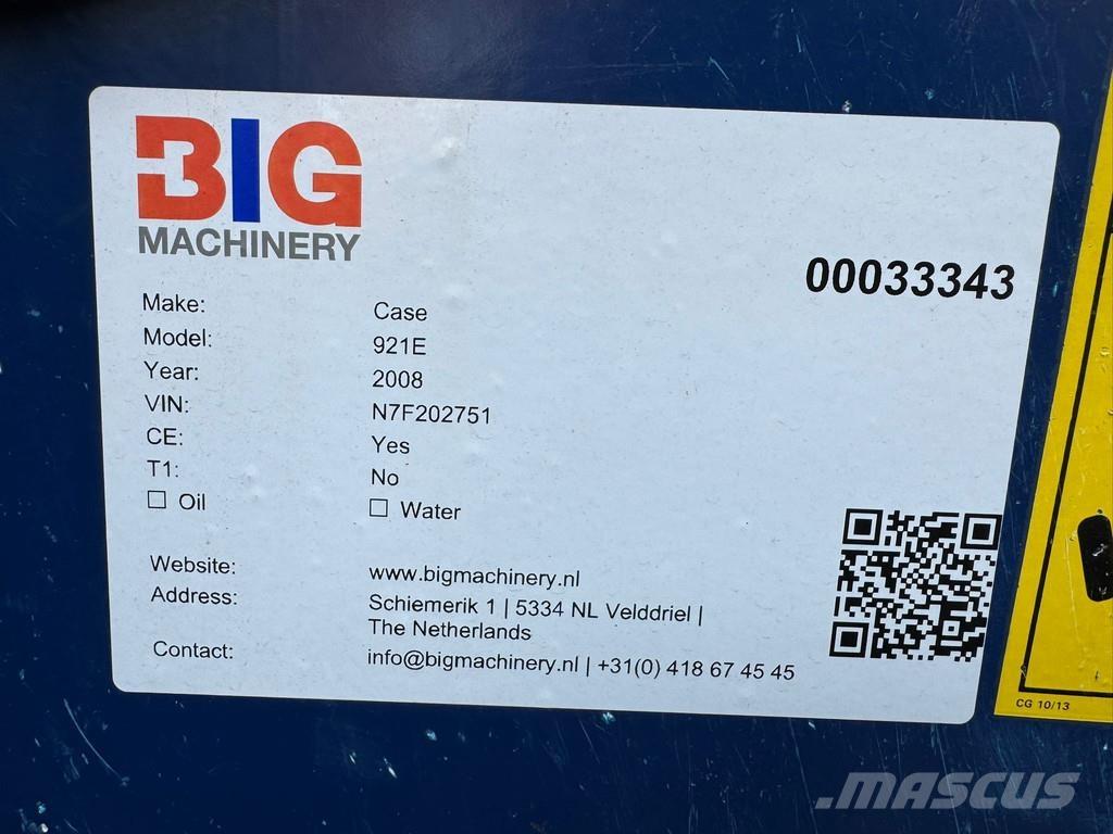 CASE 921E Wheel loaders