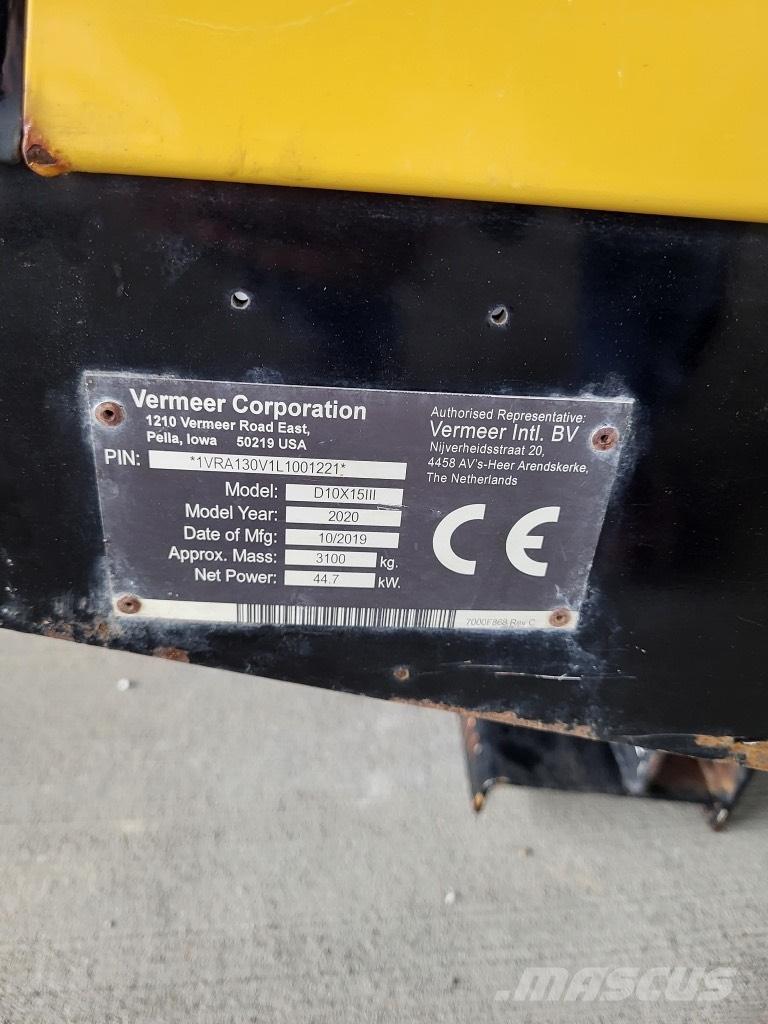 Vermeer D10x15III Horizontal drilling rigs