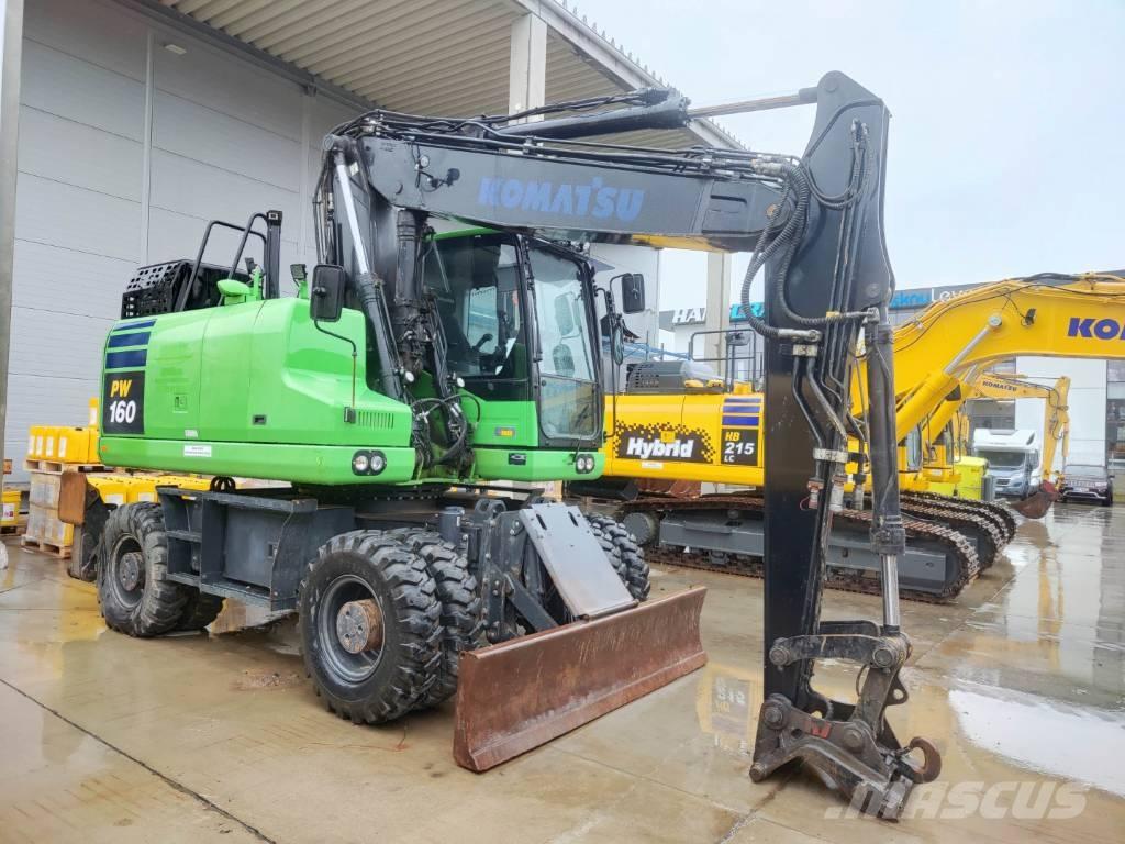 Komatsu PW 160-11 Wheeled excavators