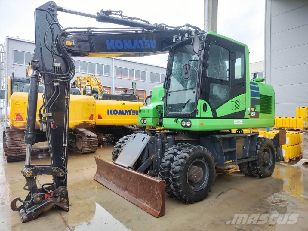 Komatsu PW 160-11 Wheeled excavators