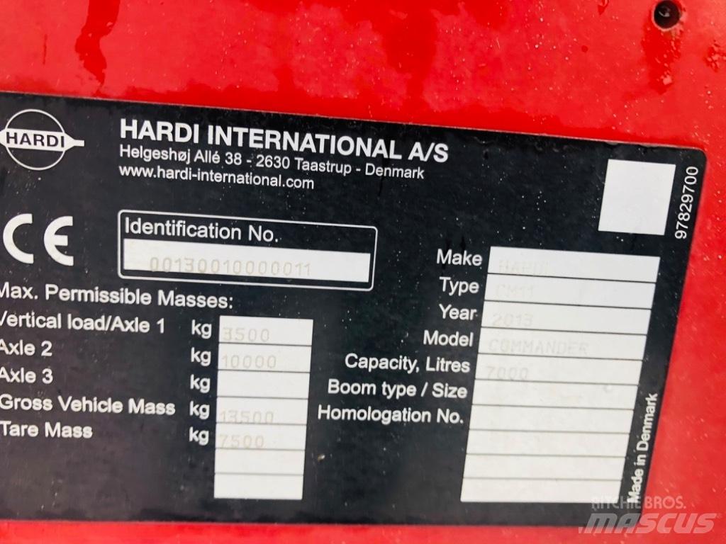 Hardi Commander 7000 Trailed sprayers