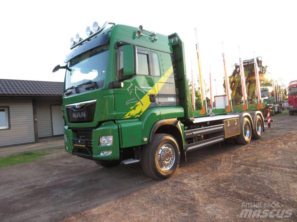 MAN 33.480 Timber trucks
