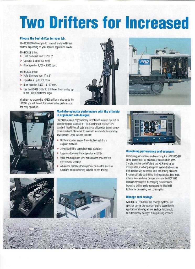 Furukawa 1800ED 11 Surface drill rigs