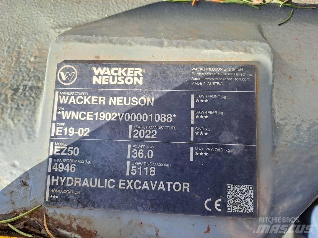 Wacker Neuson EZ50 Crawler excavators