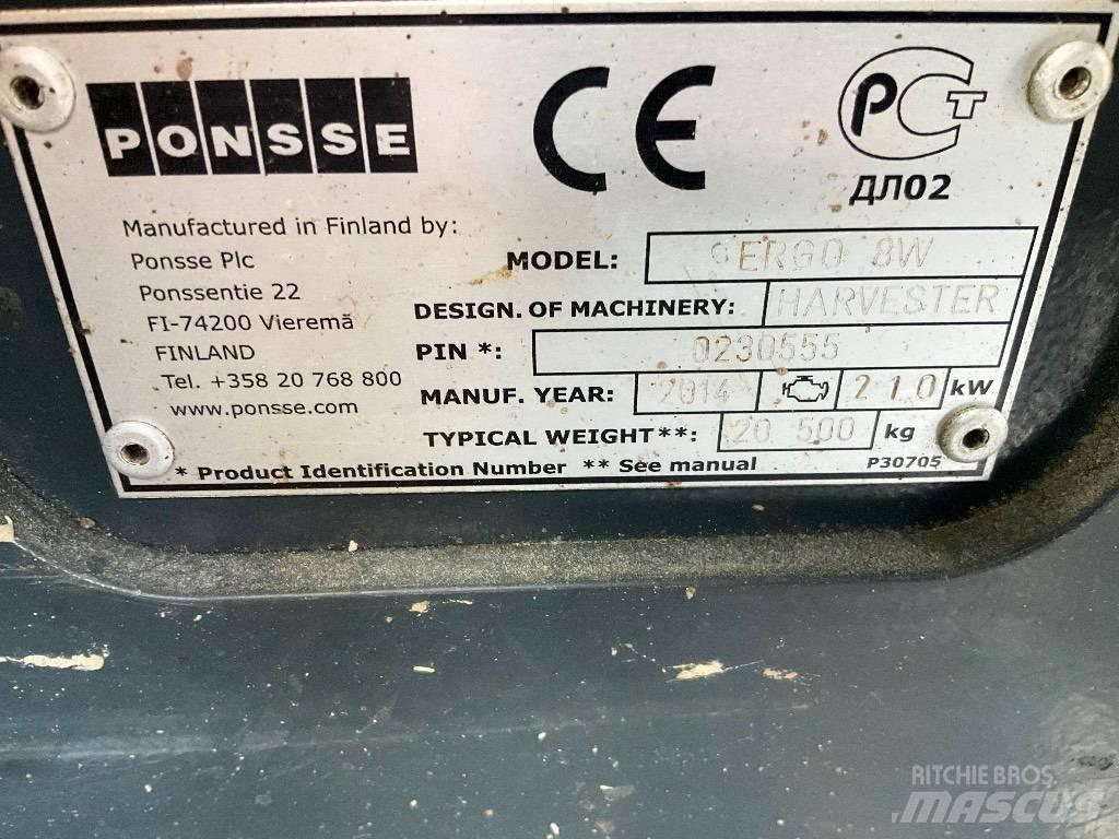 Ponsse Ergo 8W Harvesters