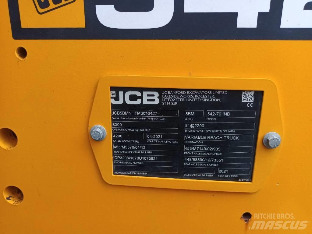 JCB 542-70 IND Telescopic wheel loaders