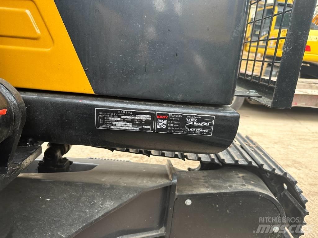 Sany SY 135 C Mini excavators  7t - 12t