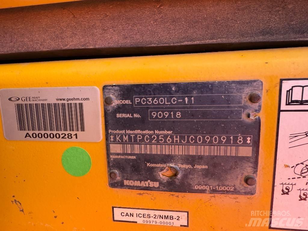 Komatsu PC360LC-11 Crawler excavators