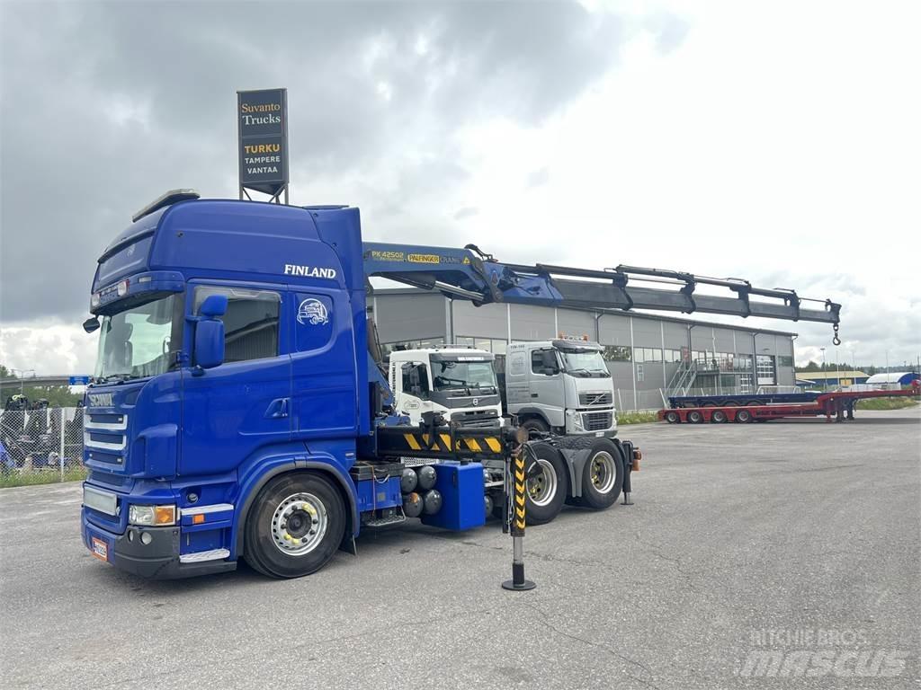 Scania R 560 6X2 Truck mounted cranes