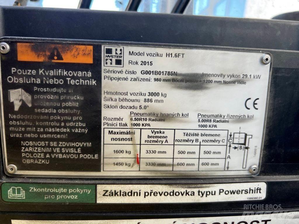 Hyster H 1.6 FT Diesel trucks