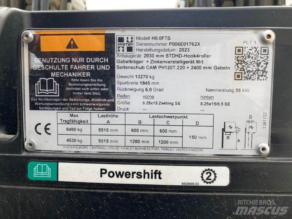 Hyster H 8.0 FTS Diesel trucks