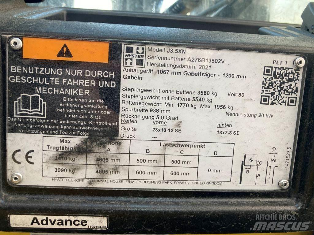 Hyster J 3.5 XN Electric forklift trucks
