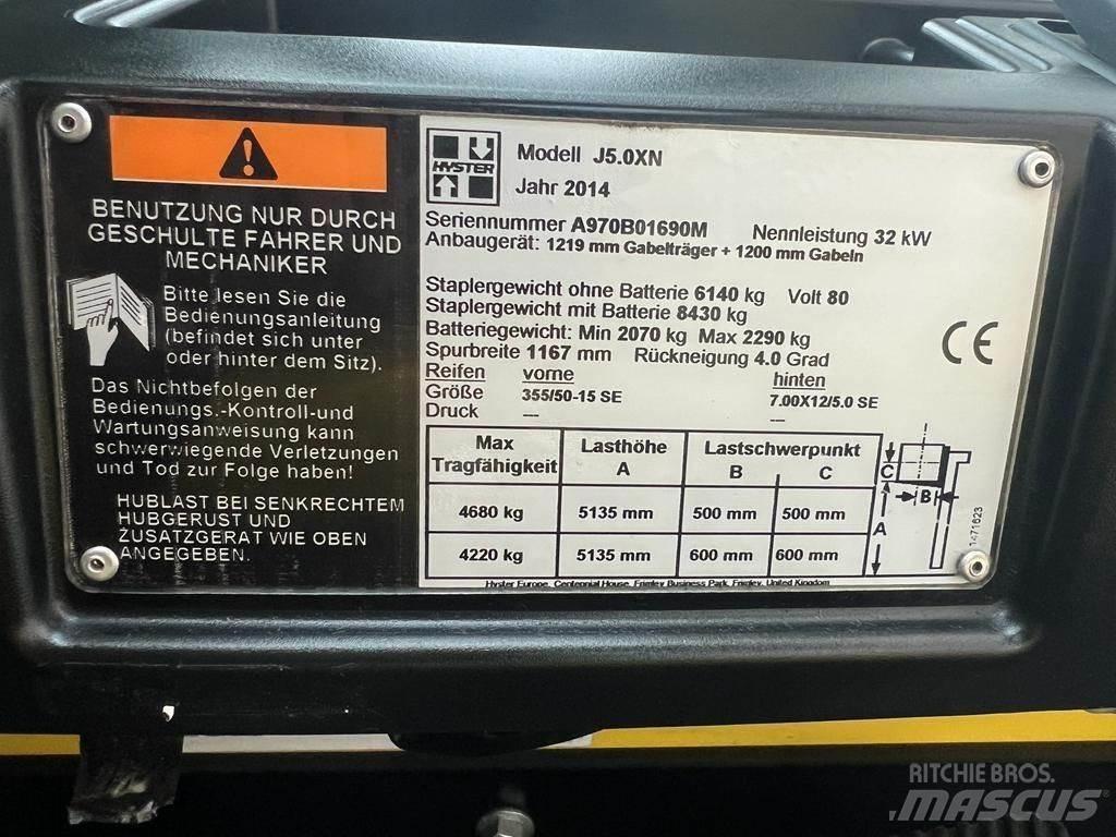Hyster J 5.0 XN Electric forklift trucks