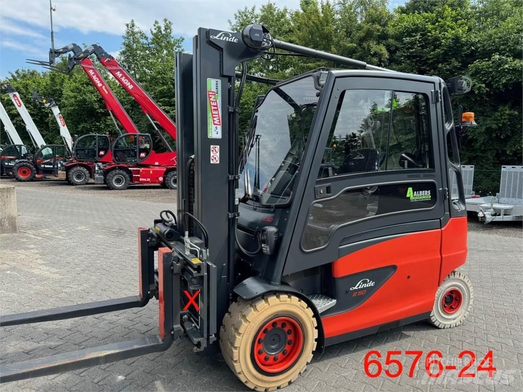 Linde E 50 HL 01 Electric forklift trucks