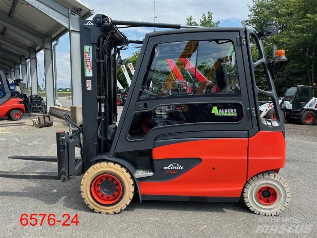 Linde E 50 HL 01 Electric forklift trucks
