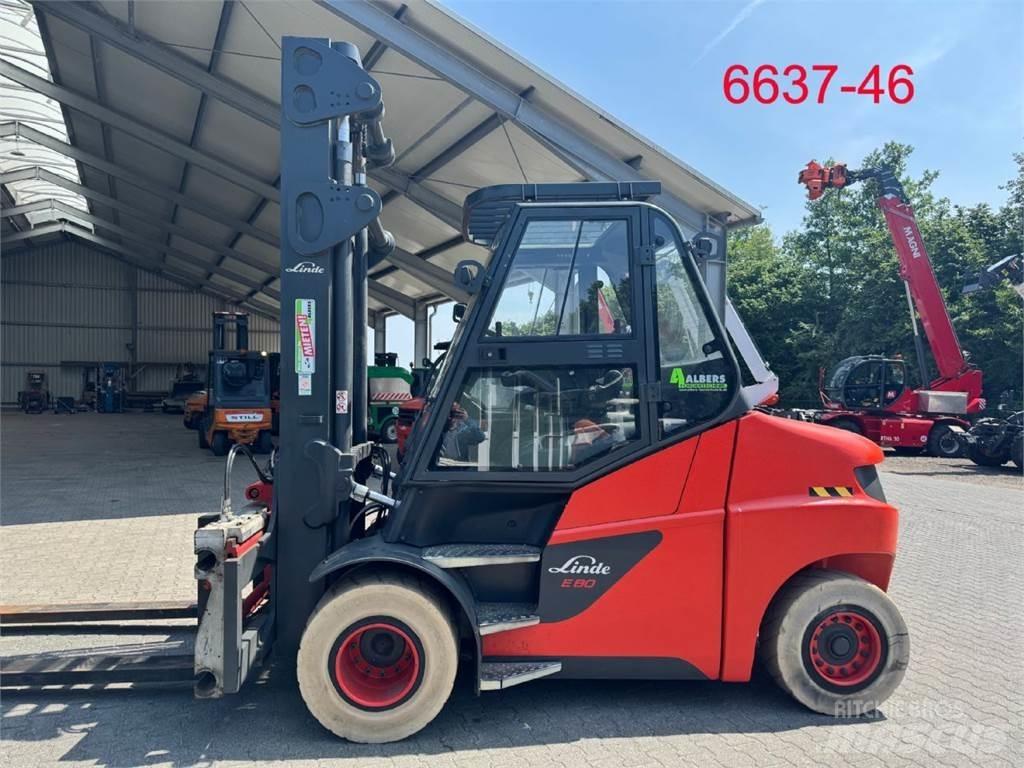 Linde E 80 - 01 / 900 Electric forklift trucks