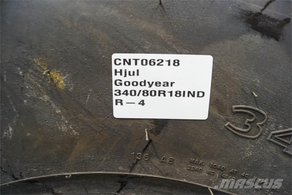  18 340/80R18 Tyres, wheels and rims