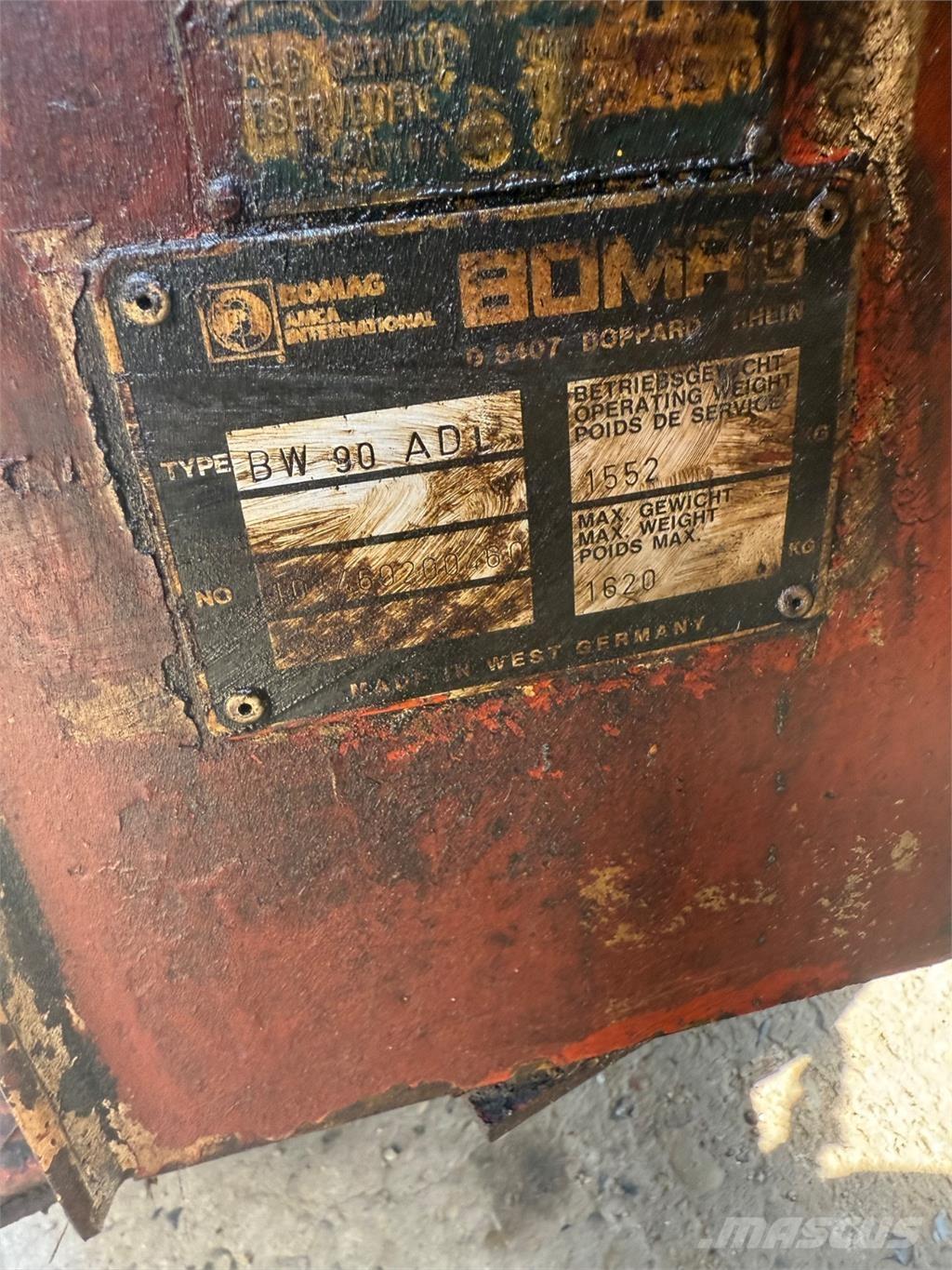 Bomag BW90 Twin drum rollers