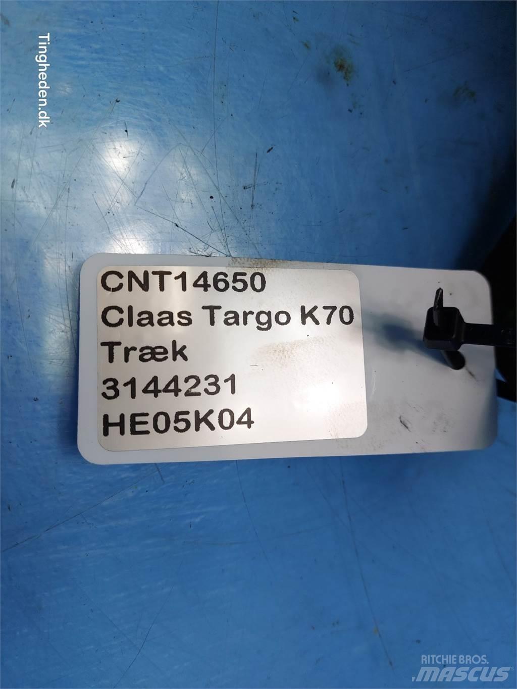 CLAAS Targo K70 Quick connectors