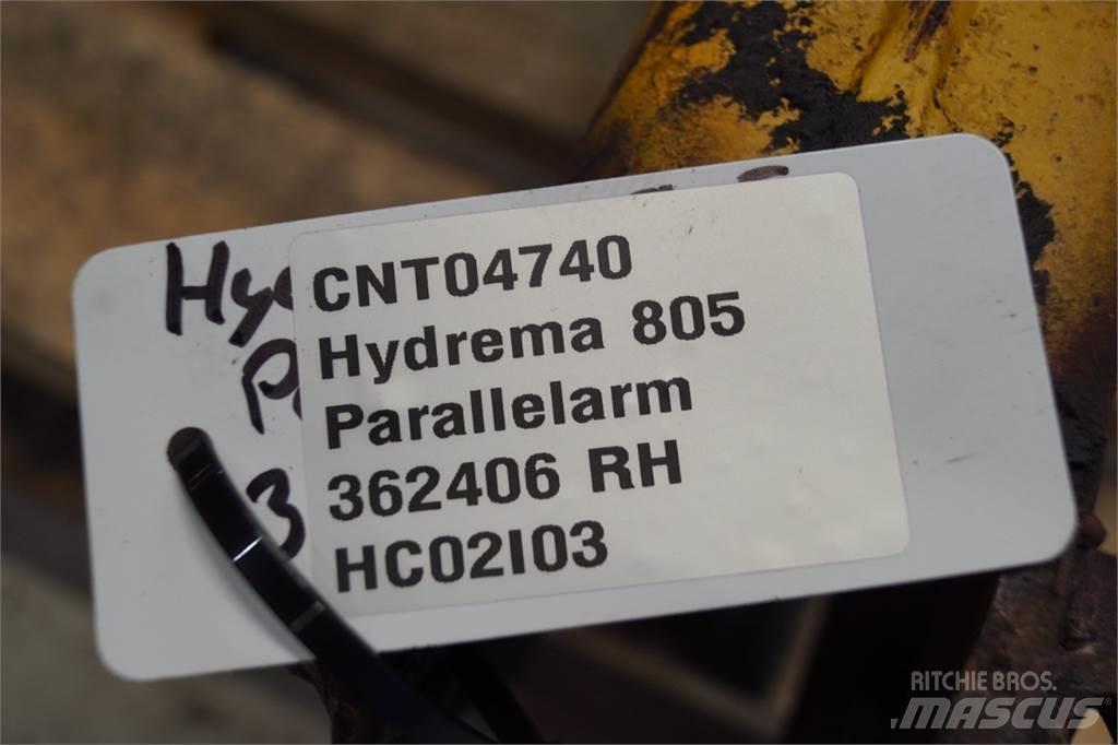 Hydrema 805 Booms and arms