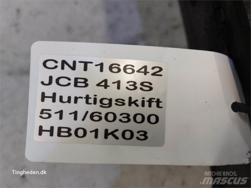 JCB 413S Quick connectors