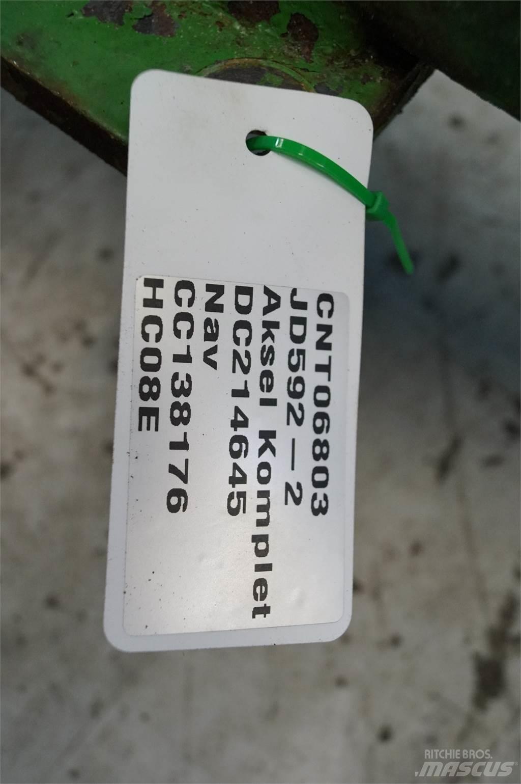 John Deere 592 Axles