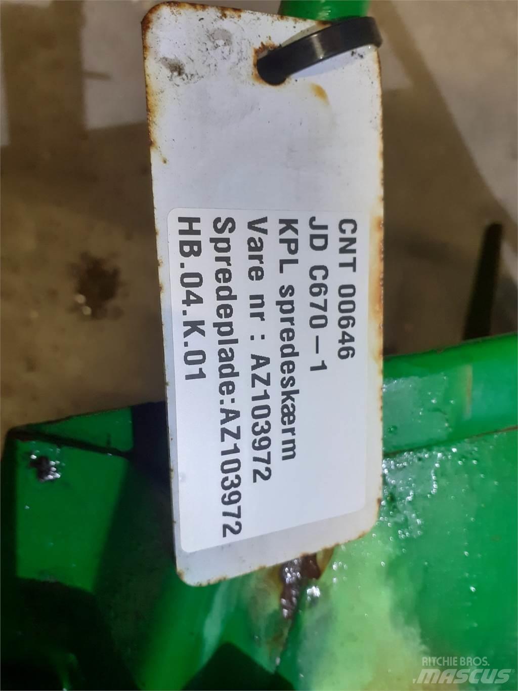 John Deere C670 Combine harvester accessories