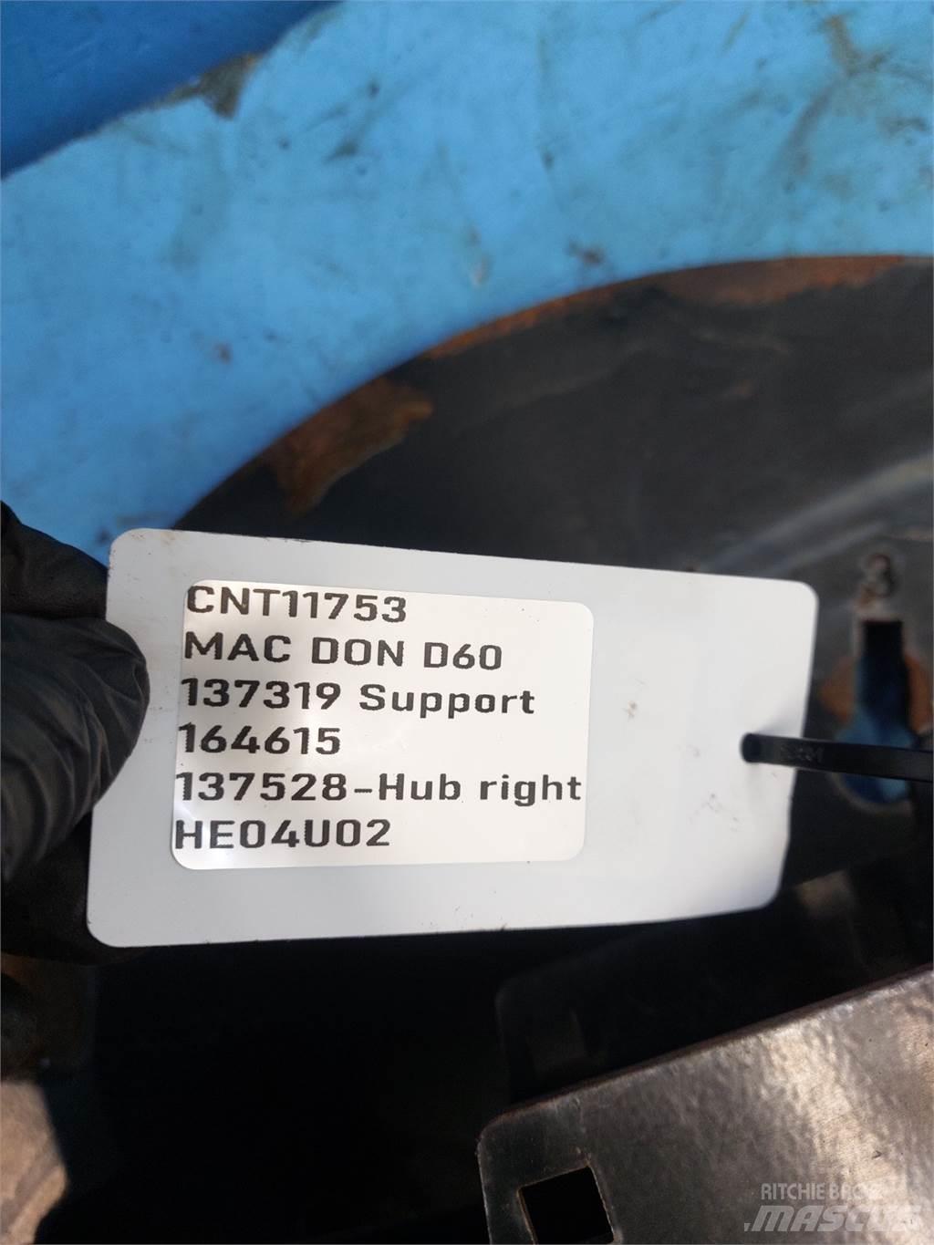 MacDon D60 Combine harvester accessories