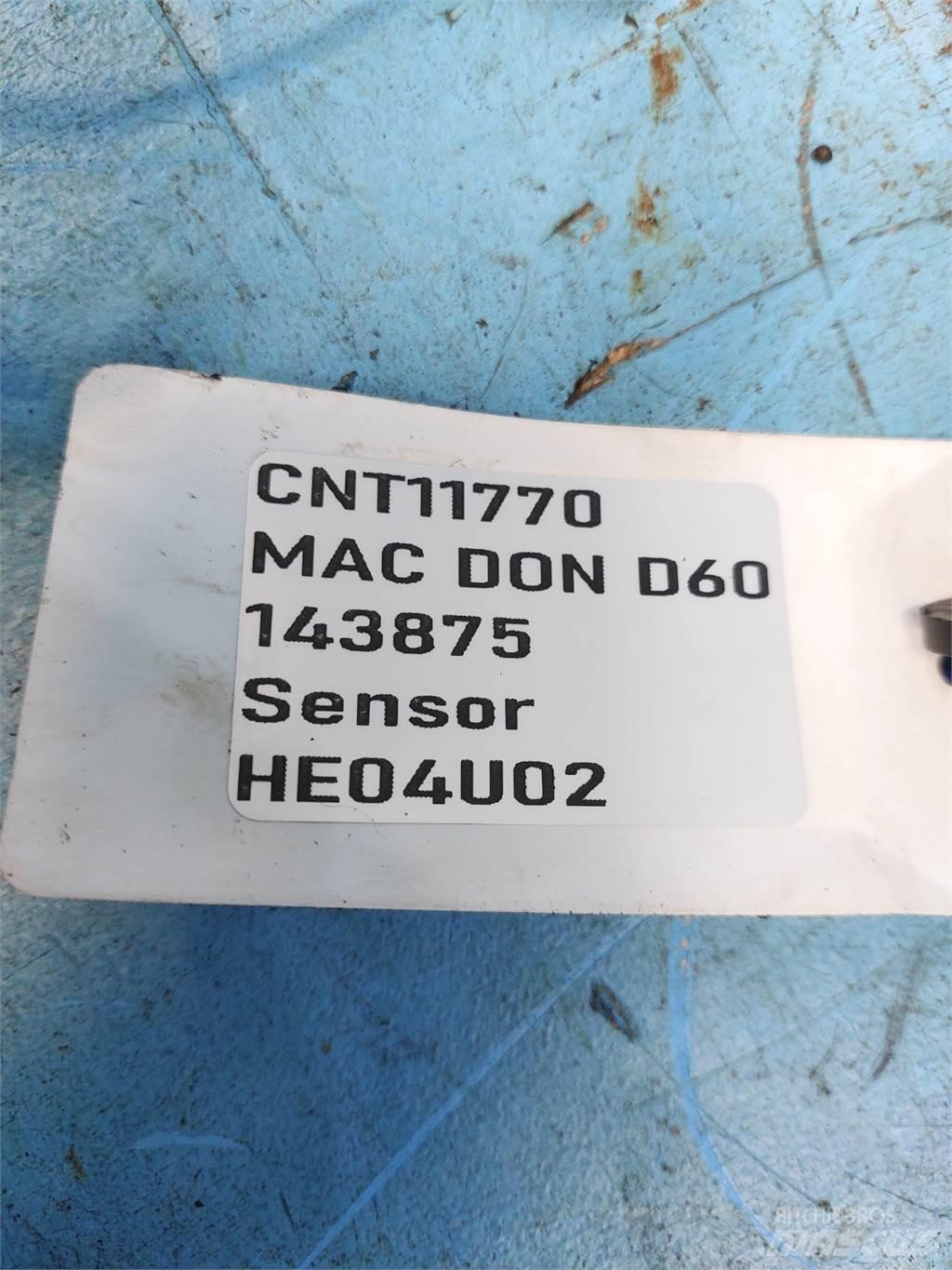 MacDon D60 Combine harvester accessories