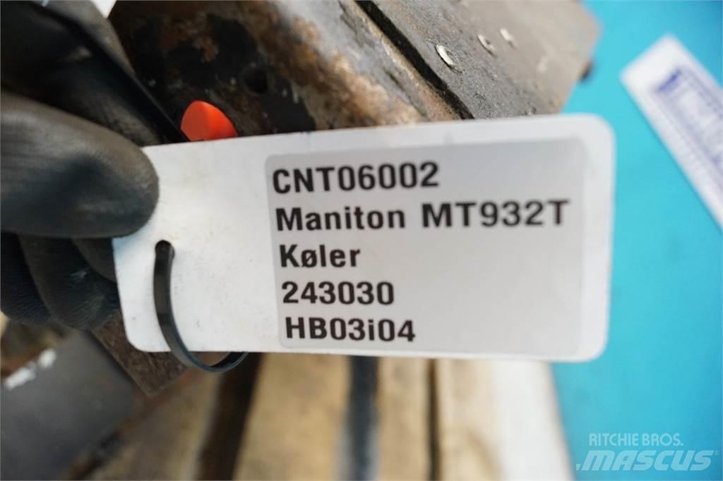 Manitou MT 932T Radiators