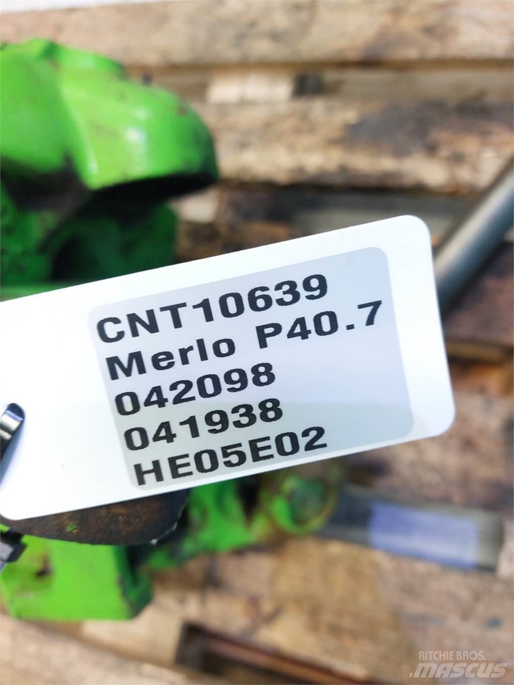 Merlo P40.7 Axles