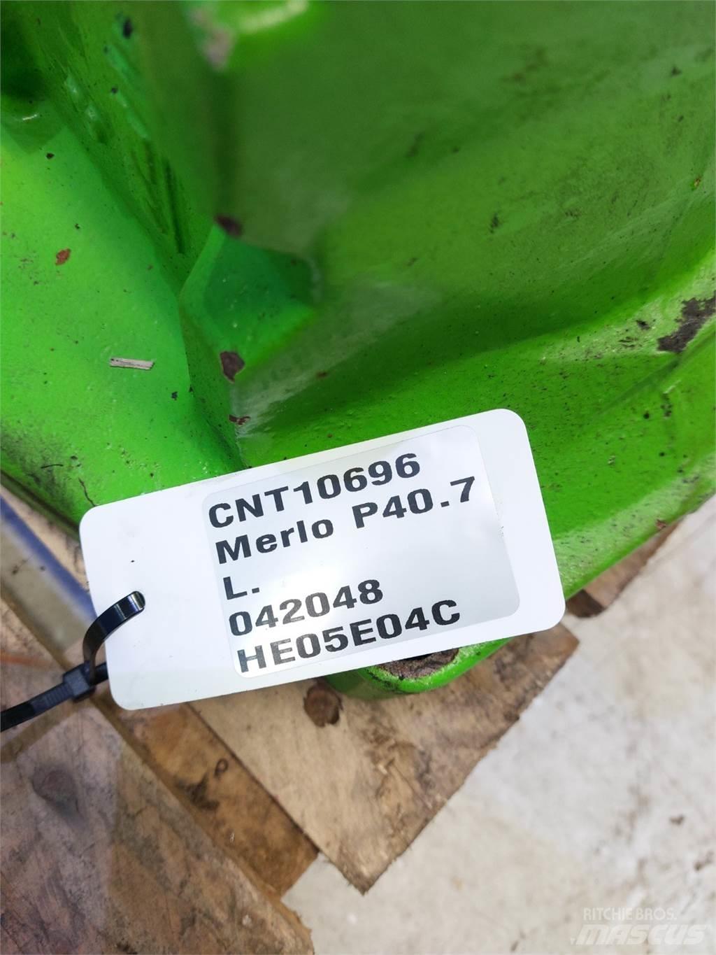 Merlo P40.7 Axles