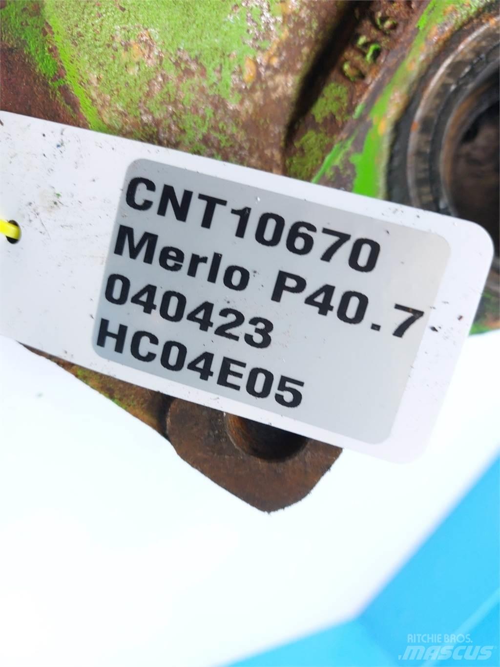 Merlo P41.7 Axles