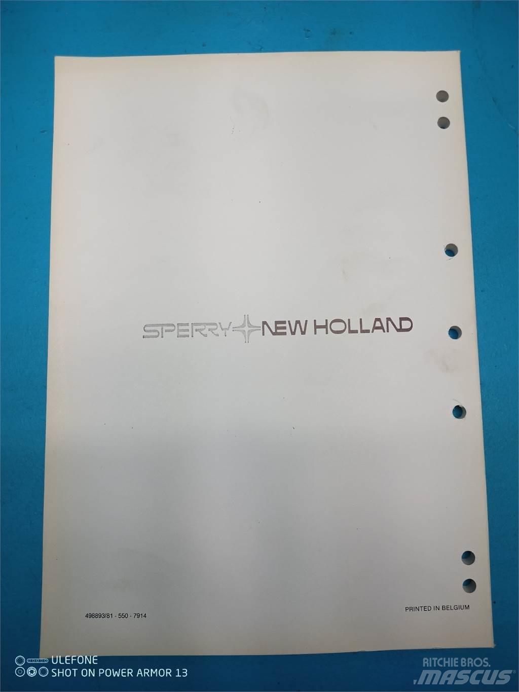 New Holland 1550 Farm machinery