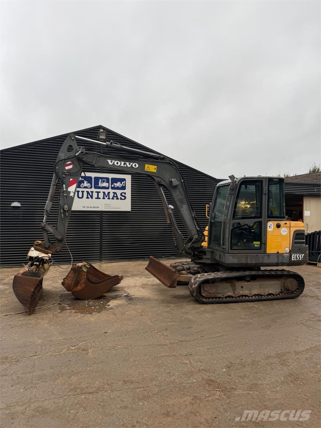 Volvo EC55C Mini excavators < 7t (Mini diggers)