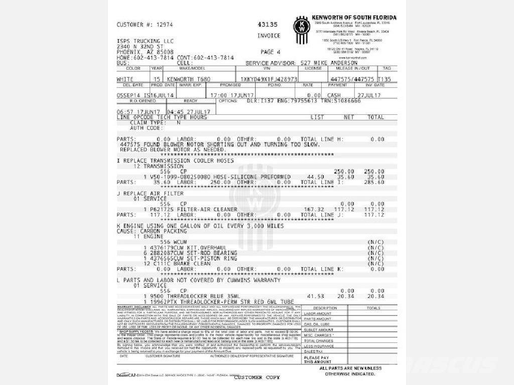Kenworth T680 Prime Movers