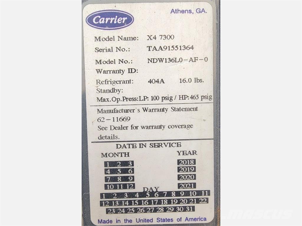 Wabash Reefer Temperature controlled semi-trailers