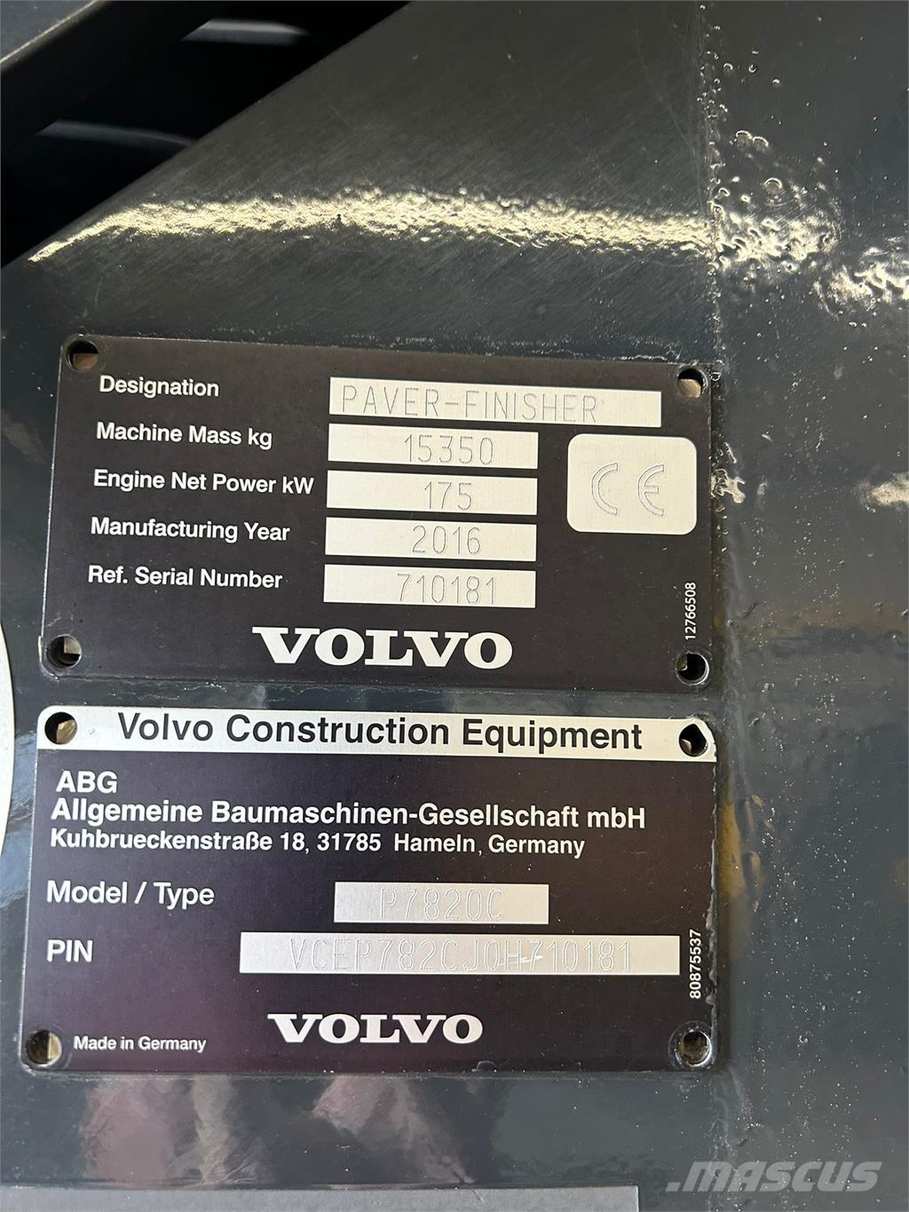  P7820C P7820C Asphalt pavers