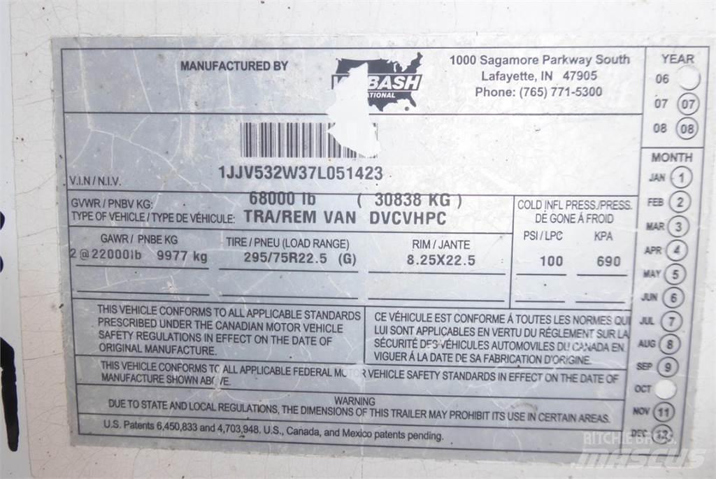 Wabash DVCVHPC Box Trailers
