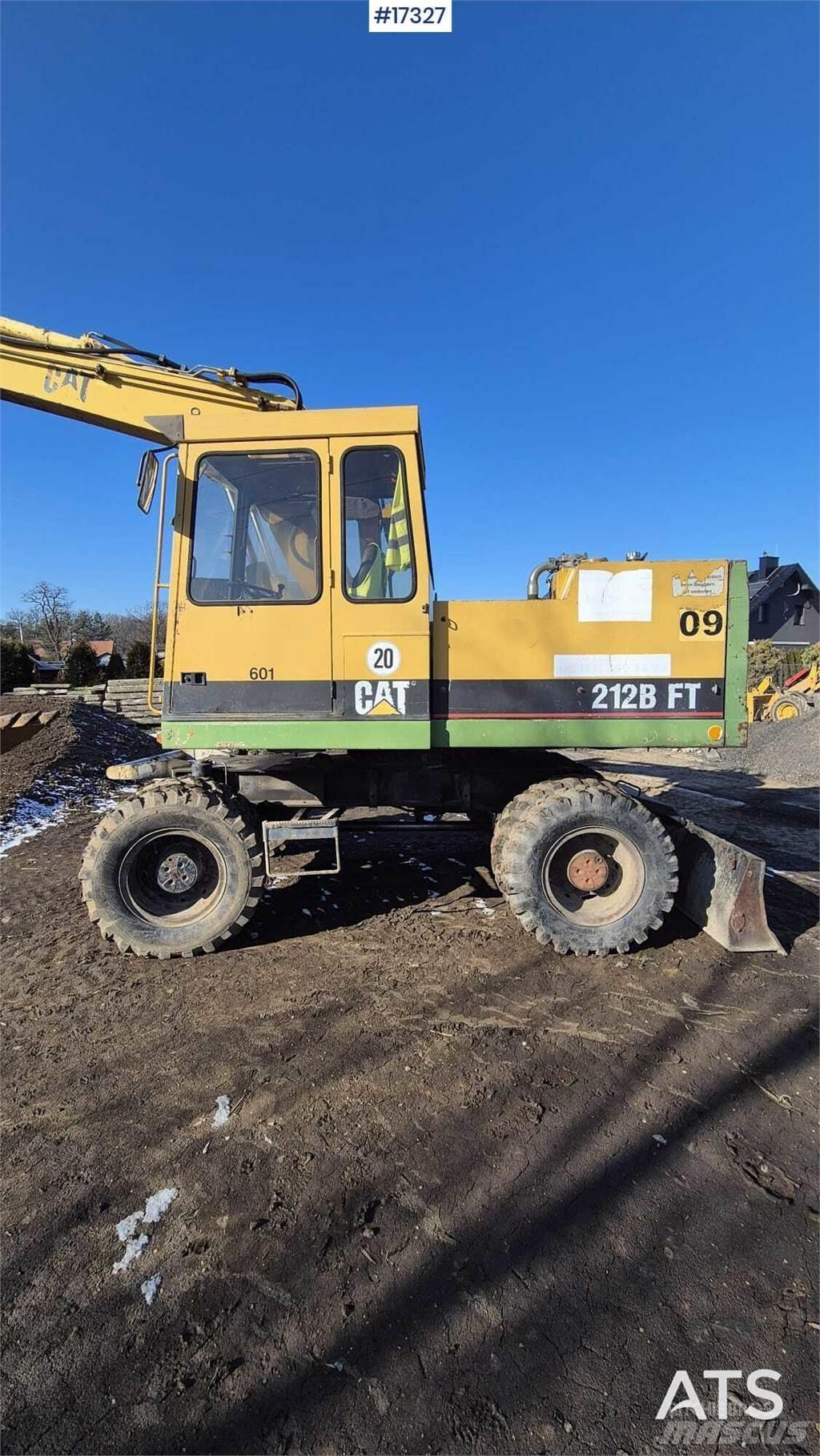 CAT 212BFT Wheeled excavators