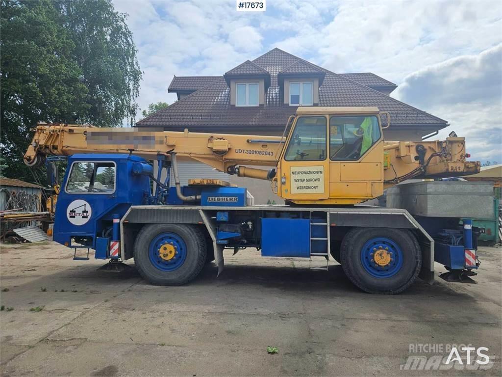 Liebherr LTM 1025 All terrain cranes
