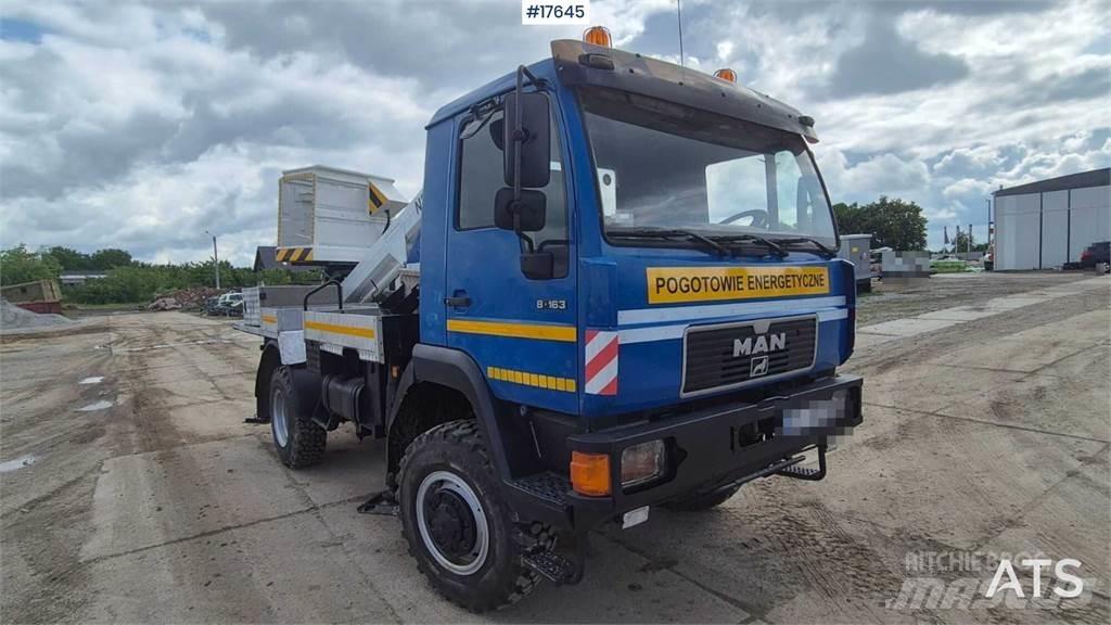 MAN 8.163 Truck mounted cranes